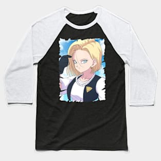 ANDROID 18 MERCH VTG Baseball T-Shirt